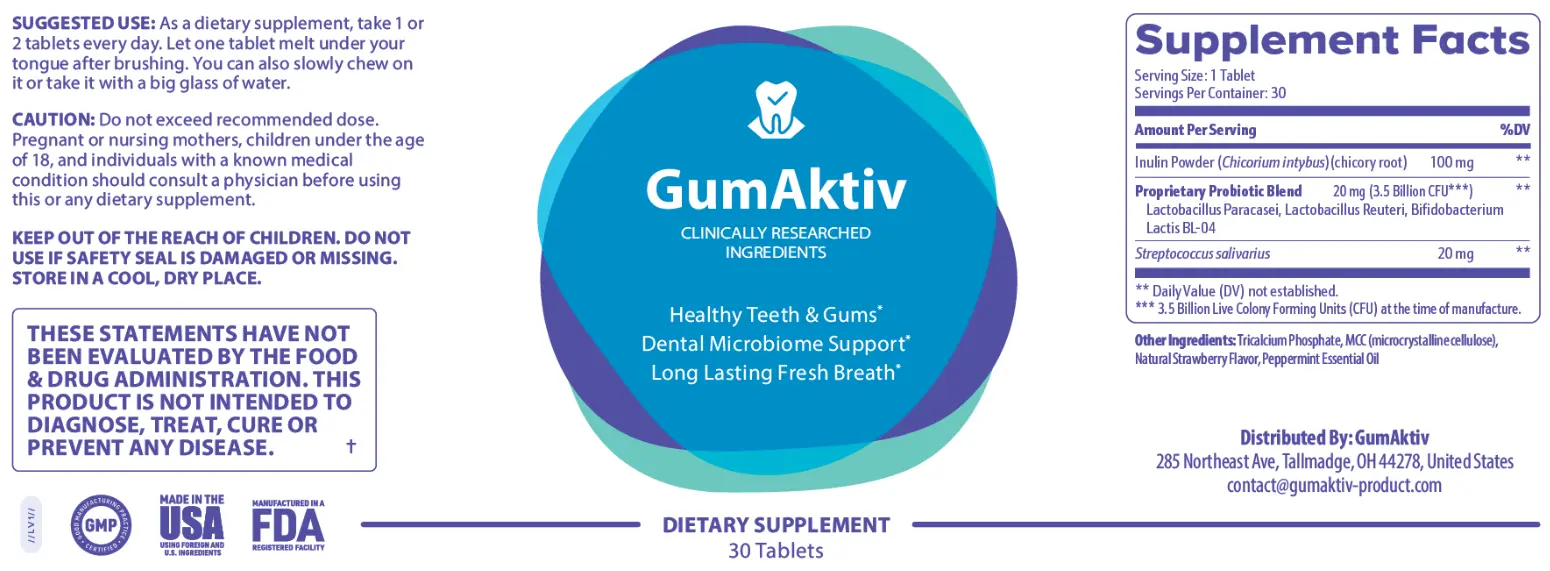 gumaktiv supplement facts